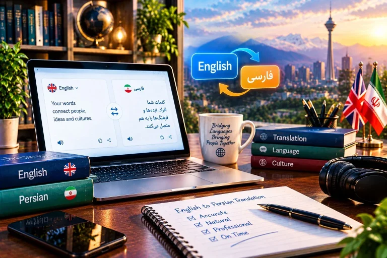ترجمه انگلیسی به فارسی تخصصی