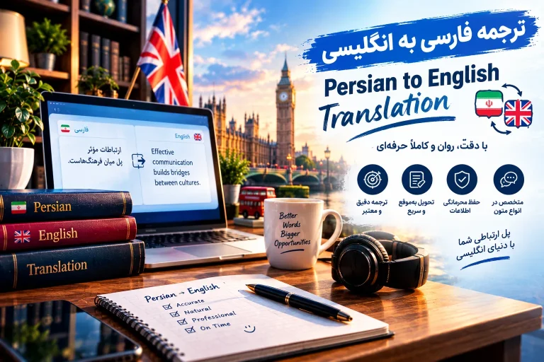 ترجمه فارسی به انگلیسی فوق تخصصی