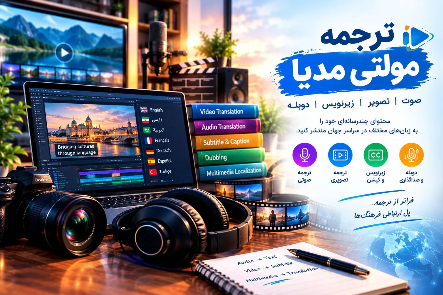 ترجمه مولتی مدیا به فارسی