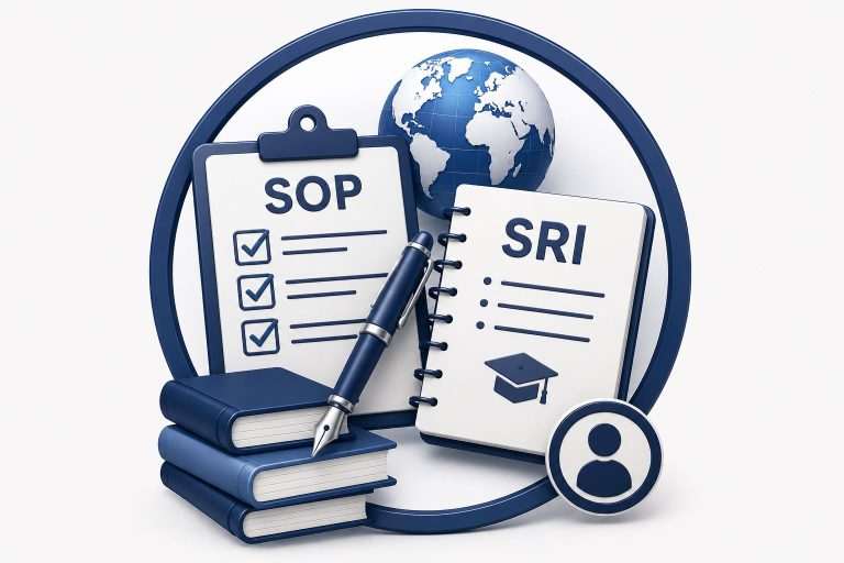 خدمات حرفه ای نگارش SOP و SRI