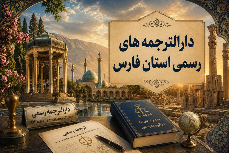 دارالترجمه های رسمی استان فارس