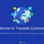 صفحه اول Google Translate Community