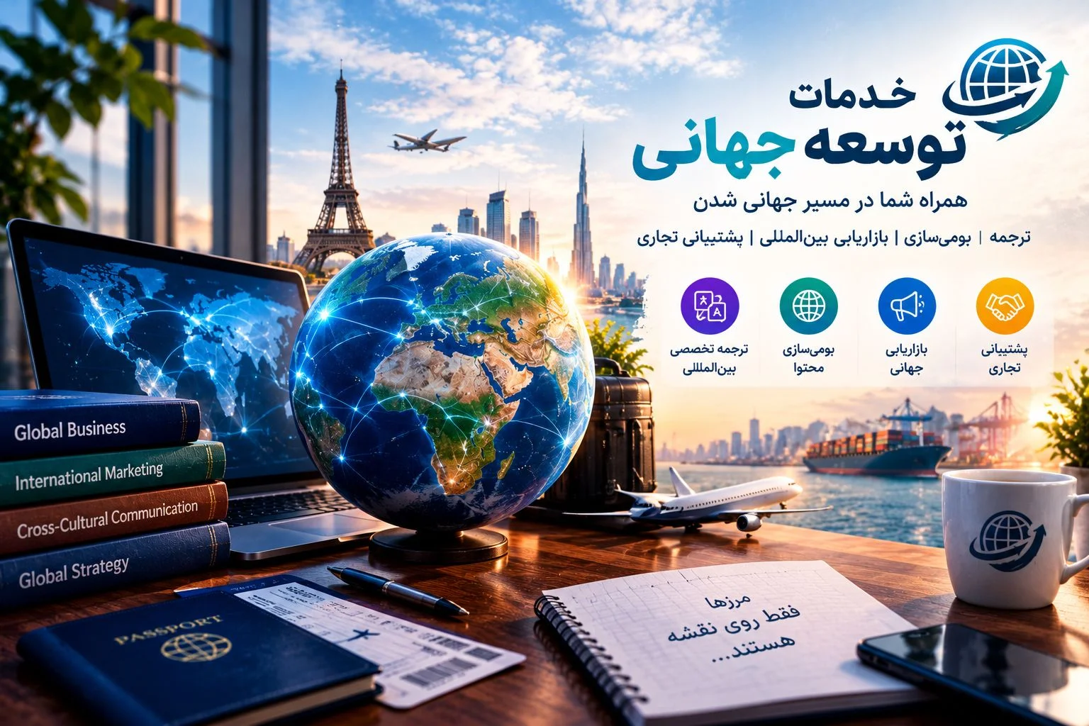 خدمات توسعه جهانی شرکتهای ایرانی