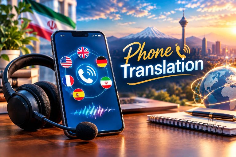 ترجمه تلفنی تخصصی به زبانهای مختلف